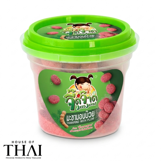  Tamarind with Plum 50g packet Jeedjard - authentic Thai chewy candy