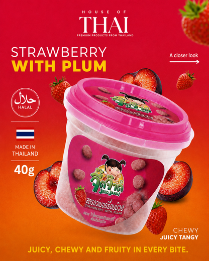 Strawberry with Plum - 40 grams